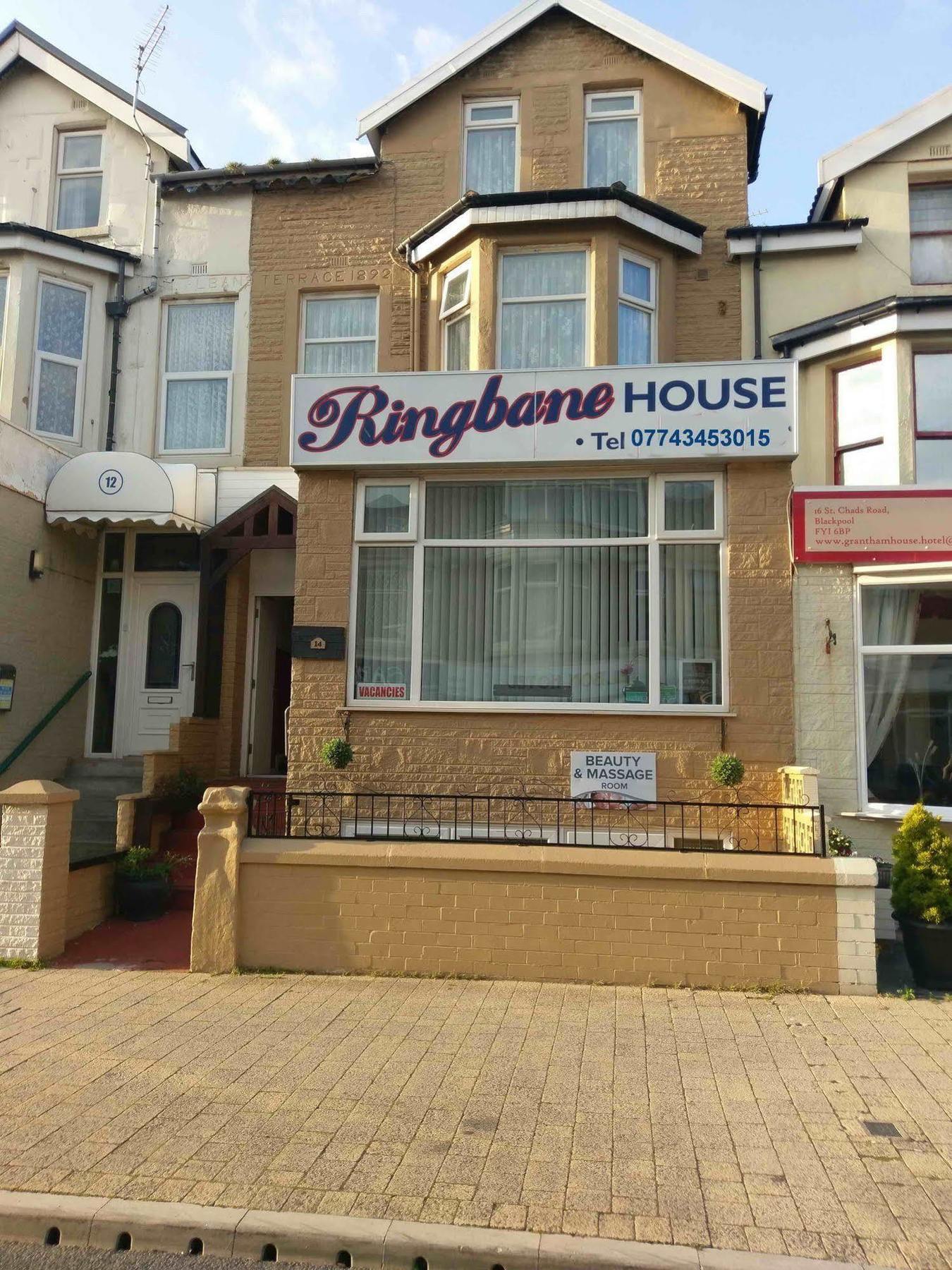 Bed and Breakfast Ringbane House Blackpool Exterior foto